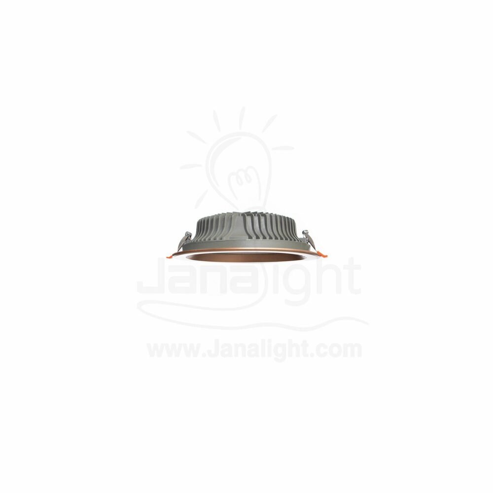 metal copper compact 30 watt white downlight